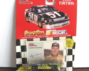 Racing Champions Larry Pearson #92 NASCAR Die Cast Stock Car - 1994 Edition Larry Pearson #92 1/64 Scale NASCAR Stock Car