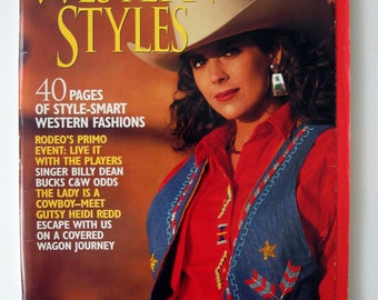 Revista Western Styles Primavera 1993 Edición, Edición Premier de la Revista Western Styles Primavera 1993, Envío Gratis