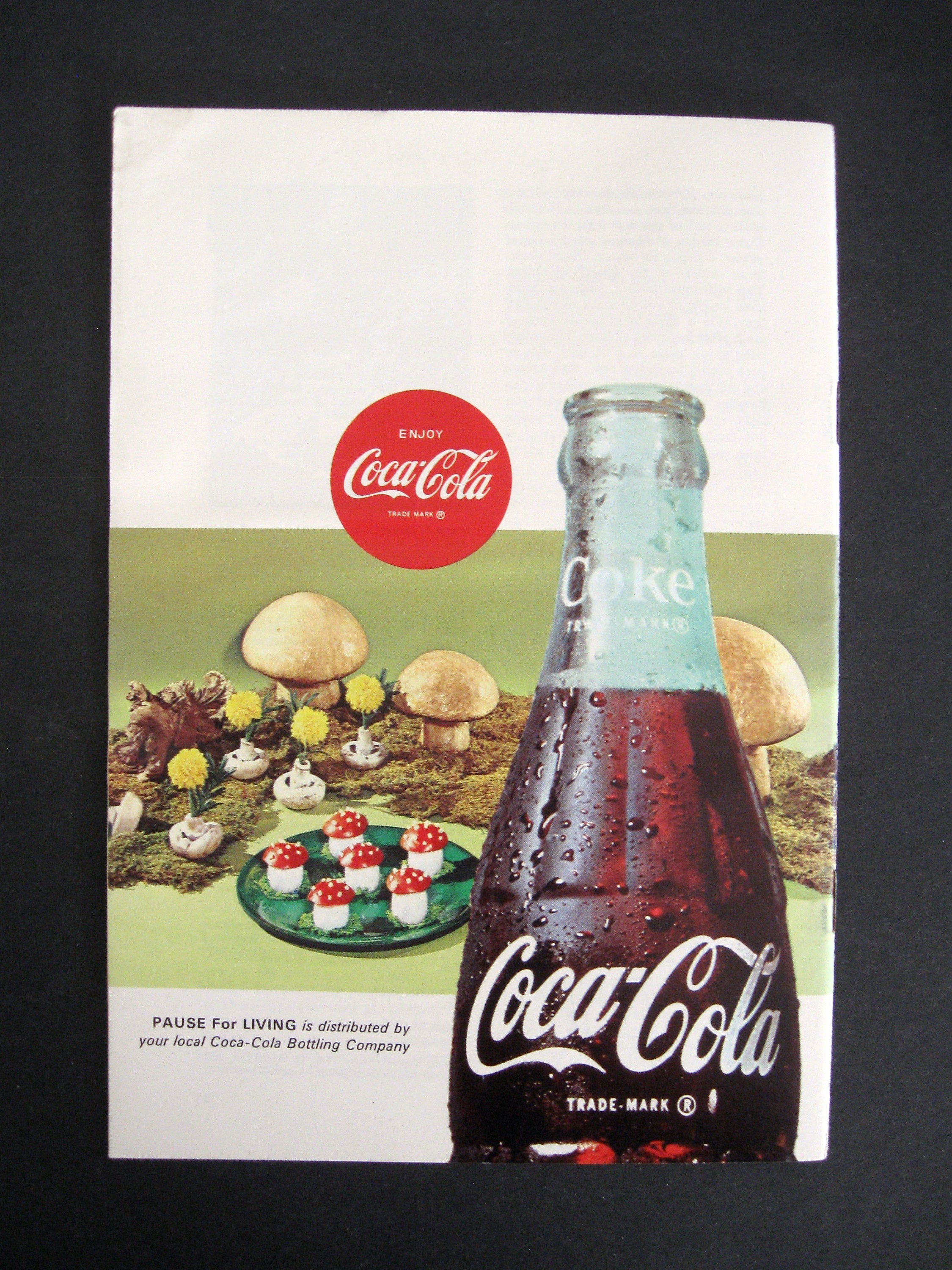 Coca-Cola Coke Pause for Living Magazin Heft USA Ausgabe Herbst 1964 Magazine 