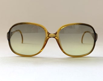 70s Vintage Terri Brogan Yellow Green NOS Sunglasses