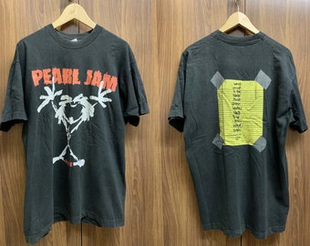 Vintage Pearl Jam Alive Stickman Tee Size XL