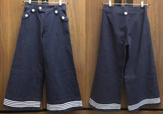 Vintage Sailor Navy Female Suit Pant Set Size XS … - image 6