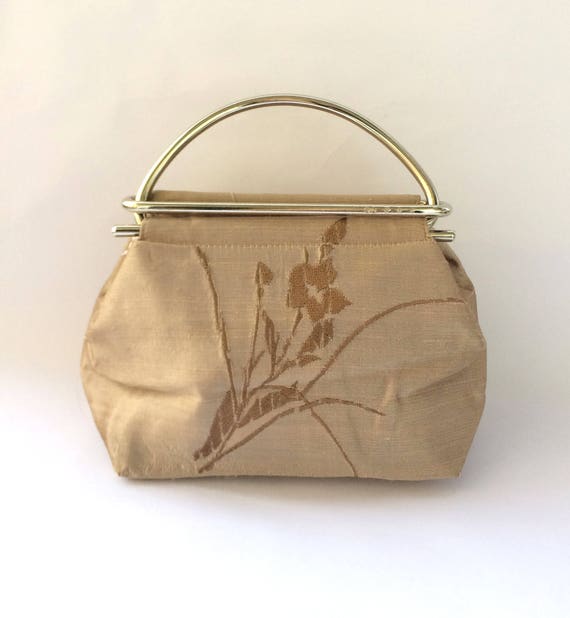 90s Vintage DKNY Embroidered Flower Floral Soft Clutch Evening Bag Handbag Etsy