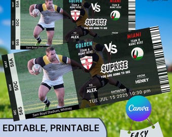 Kaartje rugby, rugbykaartje, kaartjes rugbywedstrijd, kaartjes verrassingsrugby, rugbycadeaus voor mannen, cadeau rugbyfan, kaartjes rugbyspel, rugbyspel, rugbyspel