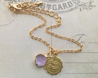 Dainty Zodiac Bracelet - Zodiac Jewelry - Astrology Jewelry - Birthday Jewelry Gift For Her