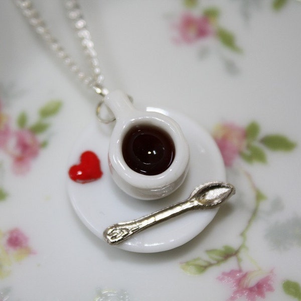 Coffee Love Coffee Cup Necklace