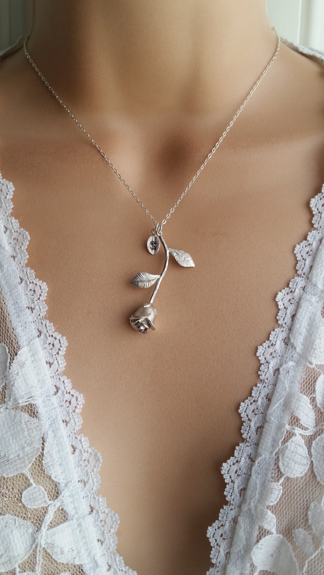 ネックレス・ペンダント AE ROSE NECKLACE MINI SILVER il_1080xN.681455265_gad7.jpg