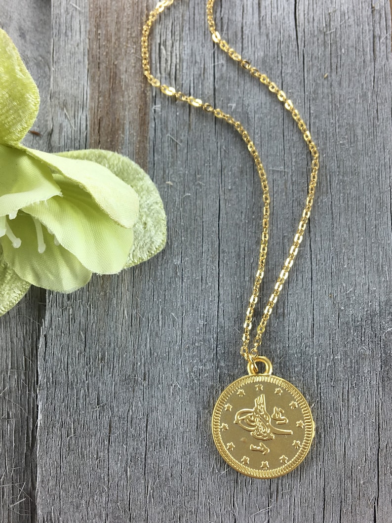 Gold Coin Necklace Set / Ottoman Coin Necklace / Turkish Coin - Etsy