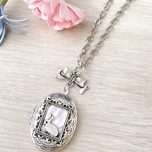 Beauty And The Beast Rose Necklace - Stainless Steel Rose Charm Pendant, Movie Fan Gift With Card - View #8