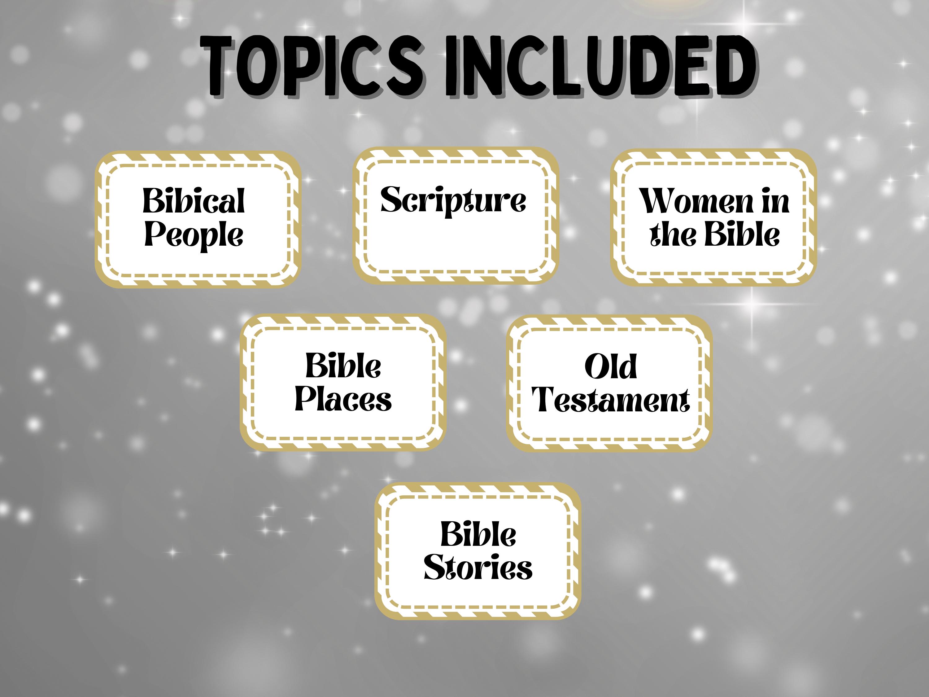 Christmas Bible Jeopardy Game, Nativity Printable Christmas Trivia ...