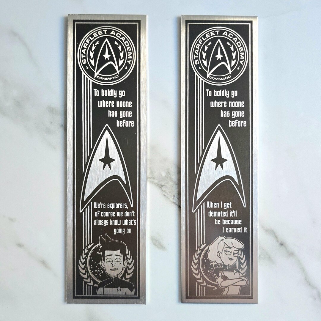 Star Trek Lower Decks Inspired Stainless Steel Bookmark - Rutherford ...