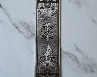 Legend of Zelda Inspired Stainless Steel Bookmark - Link Silhouette