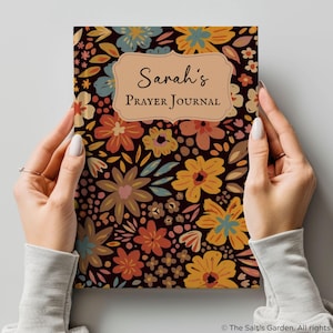 Personalized Prayer Journal, Custom Sermon Notes, Bible Study Journal, Christian Gratitude Journal, Adult Baptism Gift, Confirmation Gift