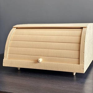Holz Brotkasten | Brotkasten | Holzkästchen | Brotaufbewahrung | Küchen Aufbewahrung | Brotkorb | Geschenk.