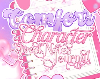 Comfort Character GoodNotes Journal