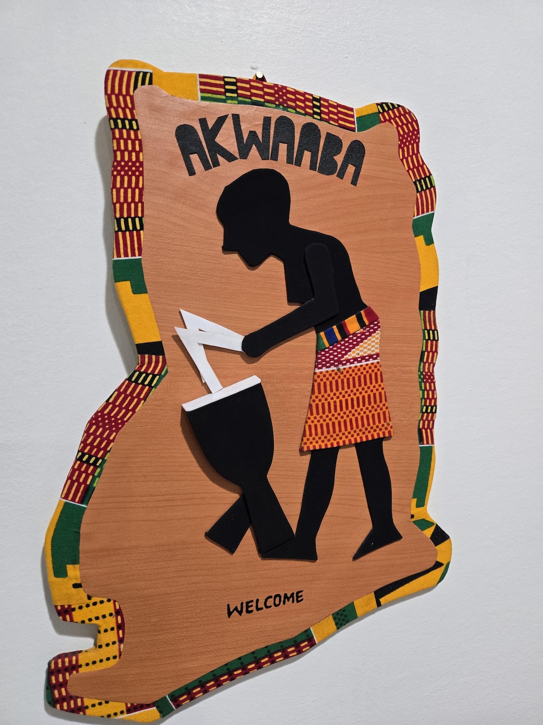 Akwaaba Welcome Wall Decor Ghanaian Art and Home Decor - Etsy