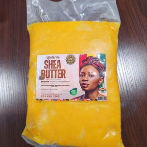 Natural Yellow Shea Butter from Ghana