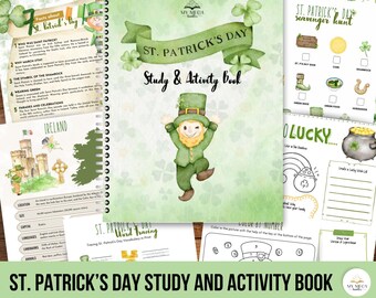 St. Patrick's Day Activity Book: Printable Games & Puzzles (Digital Download)