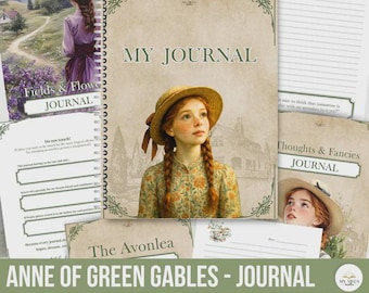 Anne of Green Gables Journal Printable | Charlotte Mason Homeschool Writing Pages (PDF)