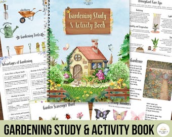 Gardening Activity Book: Nature Study, Science, Literacy, Math (Printable)