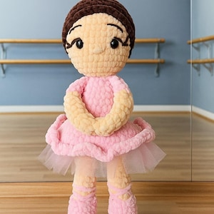 Handmade Crochet Ballerina Doll