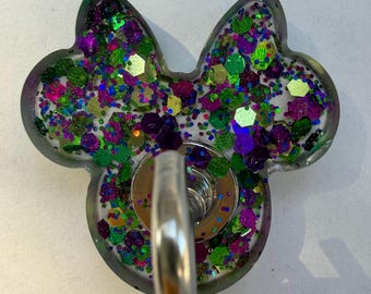 Minnie-Inspired Magnetic Hooks – Handmade Resin Disney Cruise Door Magnets – Fish Extender & Pixie Dust Gift – Stateroom Organization