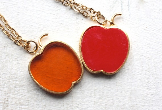 1960s Apple Necklace's // An Apple A Day NY Big Ap