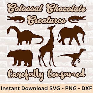 Chocolate Lovers Svg. Chocolate Svg. World Chocolate Day. Chocolate lovers Png. Funny Chocolate Quotes Svg. Chocolate creatures silhouette.