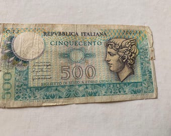 イタリアリラ 500リラ　エラーコイン？ 500 リラ 1988 イタリア **エラー**レア - Etsy 日本