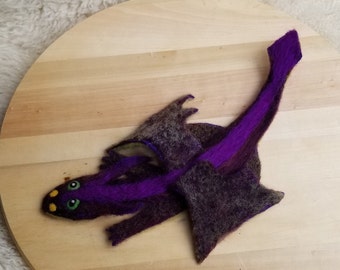 Pancake Dragon green and purple