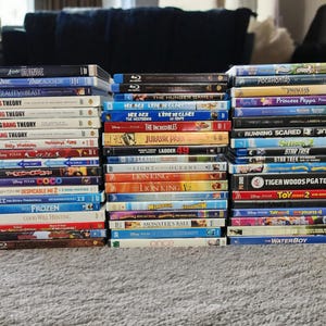 Buy 2 Get 1 FREE Kid&#39;s DVD Lot - Disney Pixar and more