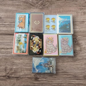 Jeux de cartes vintage - Certains scellés