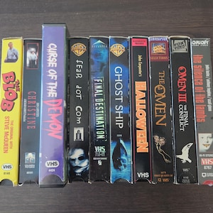 Vintage Horror Movie VHS Lot - Pick One or More! Updated