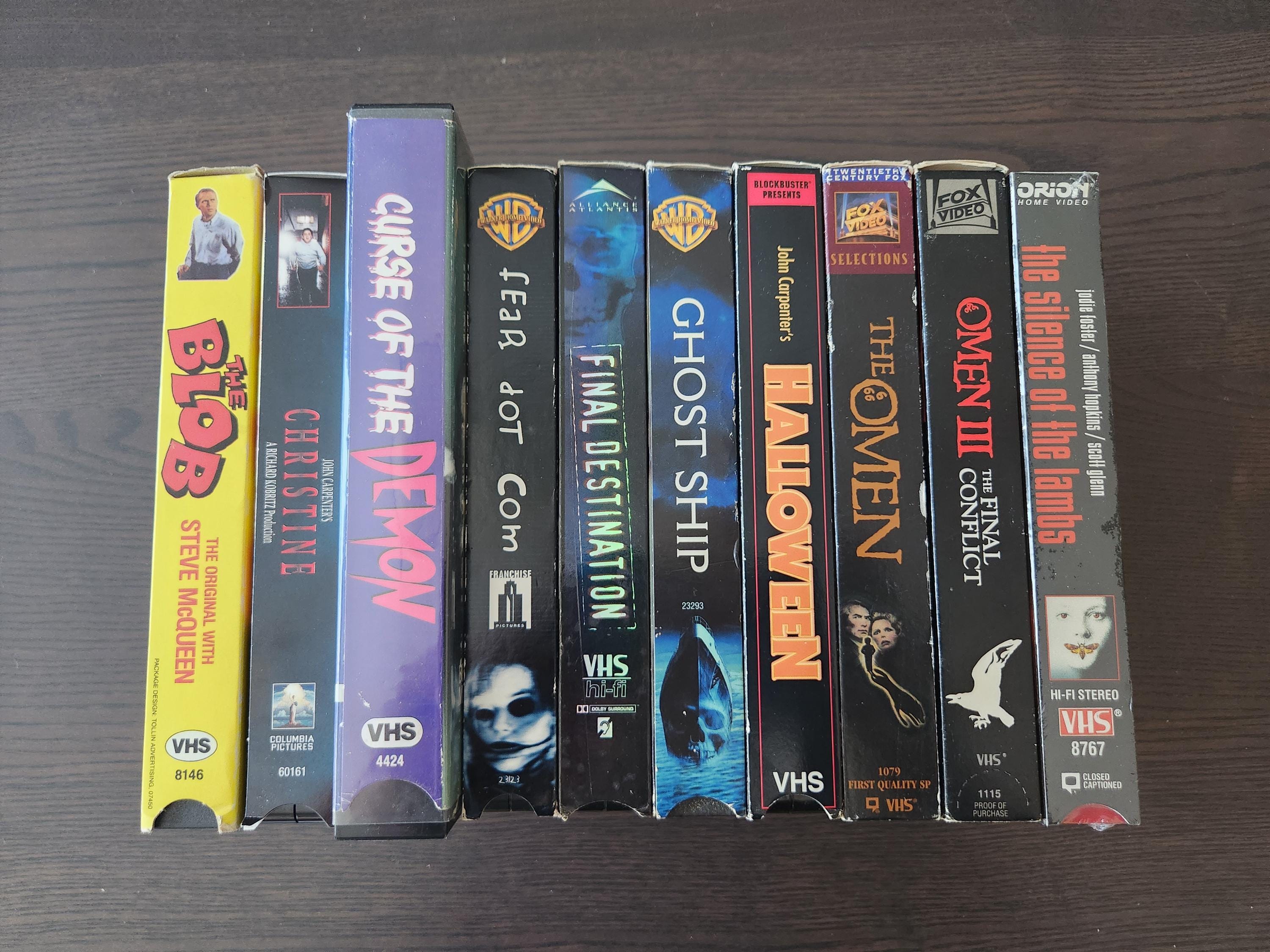 Vintage Horror Movie VHS Lot - Pick One or More! Updated - Etsy
