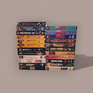 KÖP 2 Få 1 GRATIS VHS-BAND "I-K" Alfabetiskt Bandparti