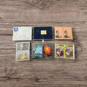 Cartes à jouer vintage à deux étages - Certaines scellées