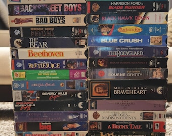 BUY 2 Get 1 FREE VHS Tapes "B" Alphabetical