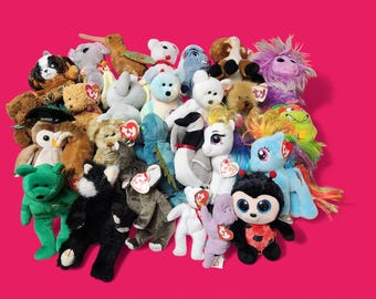 CLEARANCE Ty Beanie Babies / Boos - BUY 2 Get 1 FREE