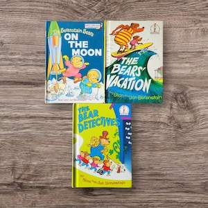 Vintage Hardcover Berenstain Bears Books Beginner Books