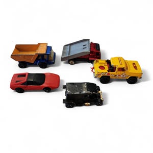 Vintage 1970s 80s Diecast Toy Cars