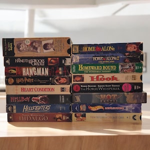 BUY 2 Get 1 FREE VHS Tapes &quot;H&quot; Alphabetical Tape Lot