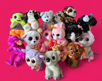 CLEARANCE Ty Beanie Babies / Beanie Boos Plush Toys