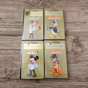Walt Disney Home Video Cartoon Classics Limited Gold Edition VHS