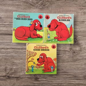 Vintage Clifford The Big Red Dog Books Paperback