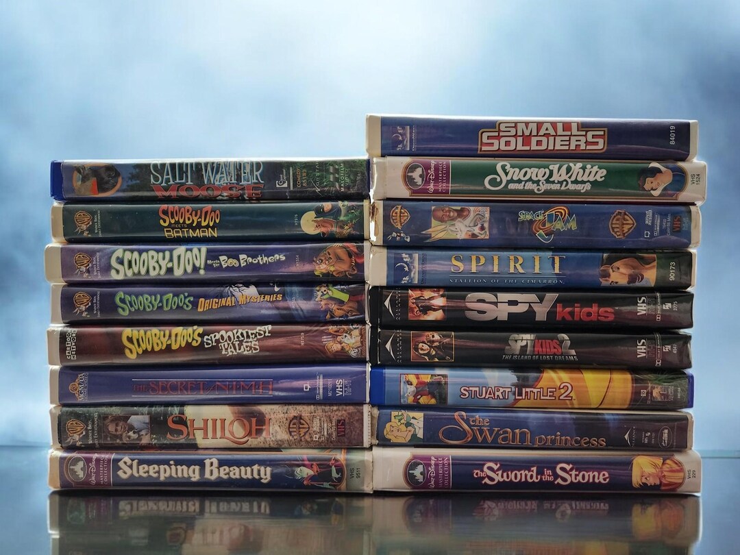 BUY 2 Get 1 FREE VHS Tapes Kids Clamshell Movies 