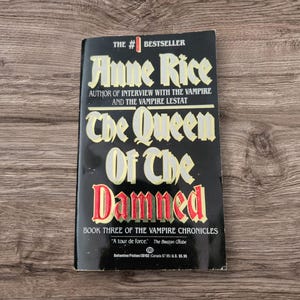 The Queen Of The Damned by Anne Rice (Paperback, 1989) First Mass Market Edition