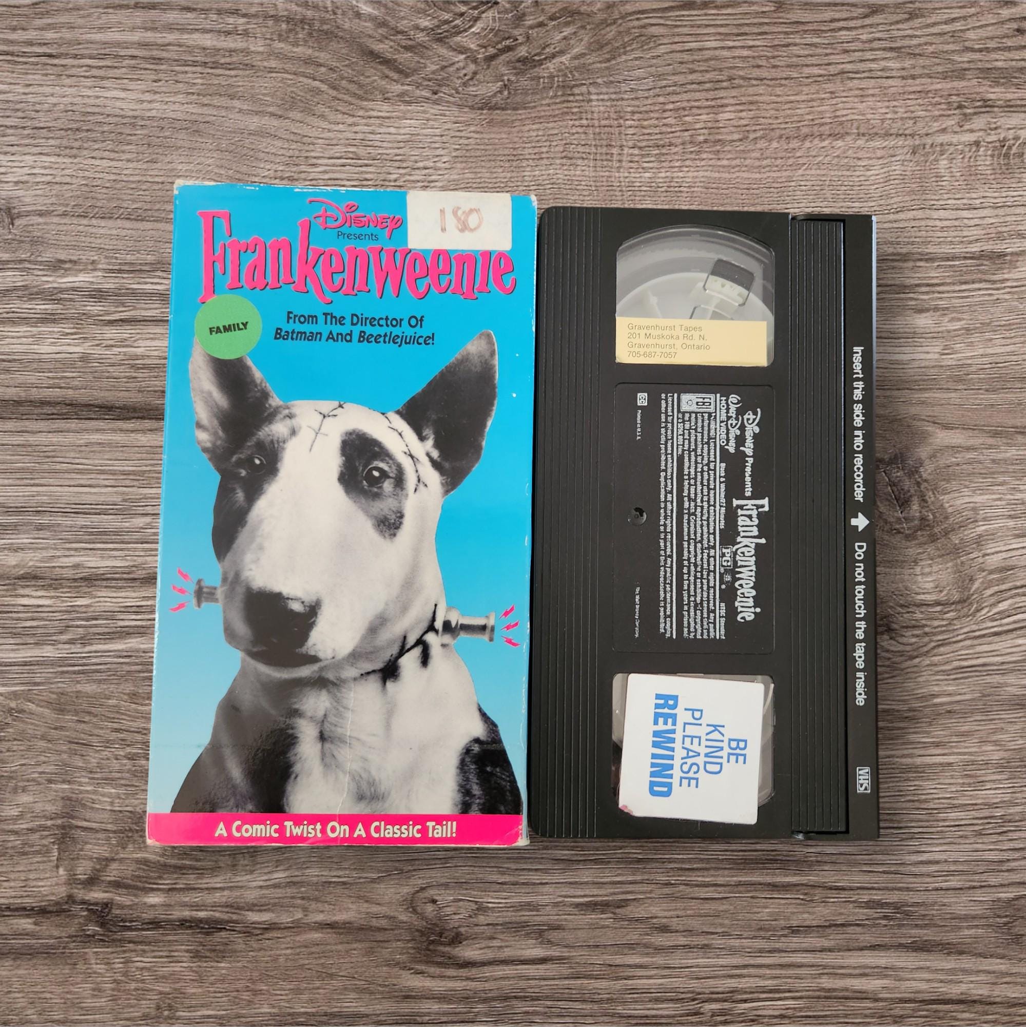 フランケンウィニー（VHS、1984年）ティム・バートン監督の短編映画と