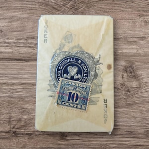 Vintage Goodall & Son Gold Edge Playing Cards SEALED DECK