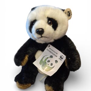 WWF Stuffed Toy Plush Panda 1986