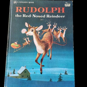 Rudolph The Red-Nosed Reindeer Golden Book (Hardcover, 1978)